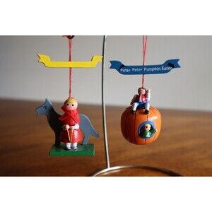 Little Red Riding Hood Peter Peter Pumpkin Eater Nursery Rhyme Wood Ornament